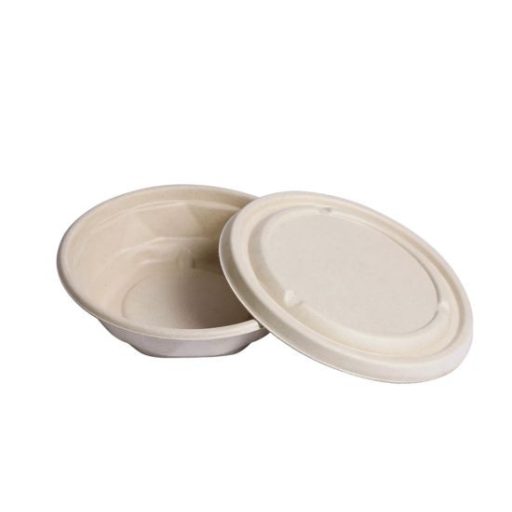 Diamond 500 ml Bagasse Lid (Ø166×14 mm)