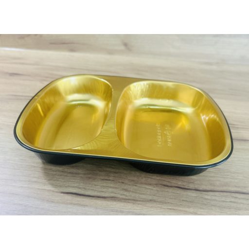 Fuka Alu Bowl 2 rekeszes – magas átlátszó fedéllel (szett)