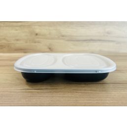 Fuka Alu Bowl 2 rekeszes – lapos fedéllel (szett)