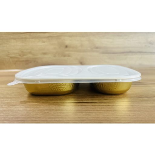 Fuka Alu Bowl 2 rekeszes – lapos fedéllel (szett)