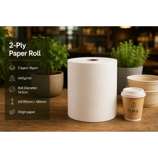 2 Layers 18gsm, 660g/Roll, Roll Diameter: 14.5 cm