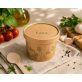 115 mm Papír Fedél Kraft Soup Cup leveses pohárhoz