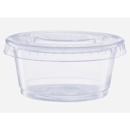 60 ml PET tető – szószos pohárhoz (Ø62 mm) | Fuka