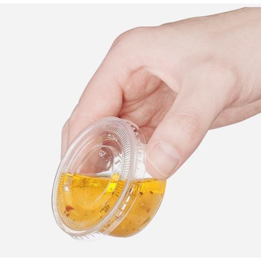 60 ml PET tető – szószos pohárhoz (Ø62 mm) | Fuka